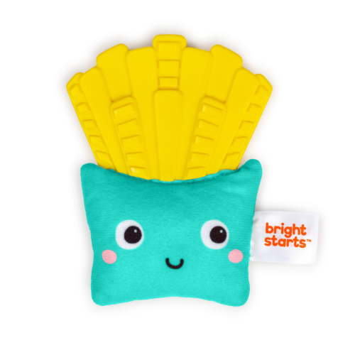 Bright Starts Side of Smiles French Fry Crinkle Teether, Unisex, 3 months+