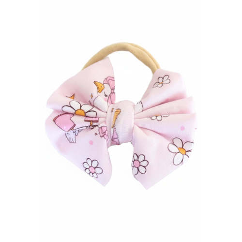 Silly Goose Knit Bow Headband | Pink