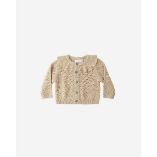 Ruffle Collar Cardigan Butterscotch