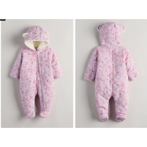 Hooded Quilted Fleece Lined Bunting