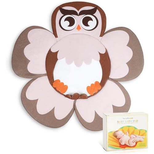 YooxArmor Baby Bath Pad for Infant Bathtub Sink,Flower Non-Slip Bath Cushion