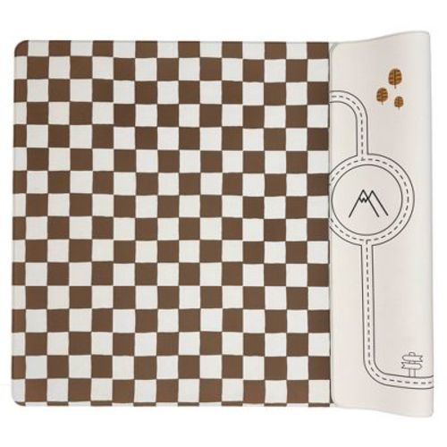 LITTLE Bot Toffee Checkerboard and Road Nordic Baby Playmat