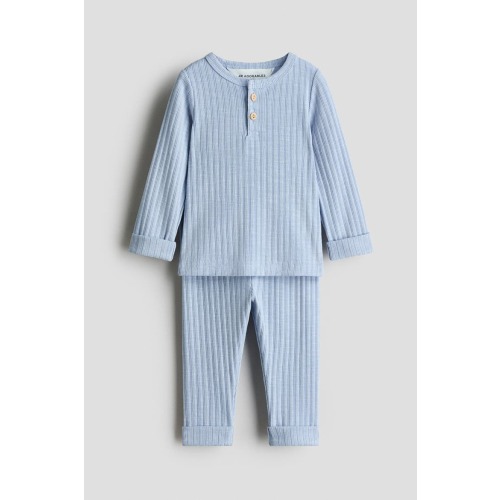 2-piece Ribbed Jersey Set, 3M- Only a few left
