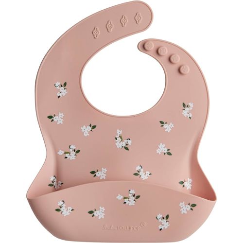 Loulou Lollipop Soft, Waterproof Silicone Feeding Bib for Babies and Toddlers
