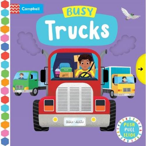 Busy Trucks - (Busy Books) by Campbell Books (Board Book)