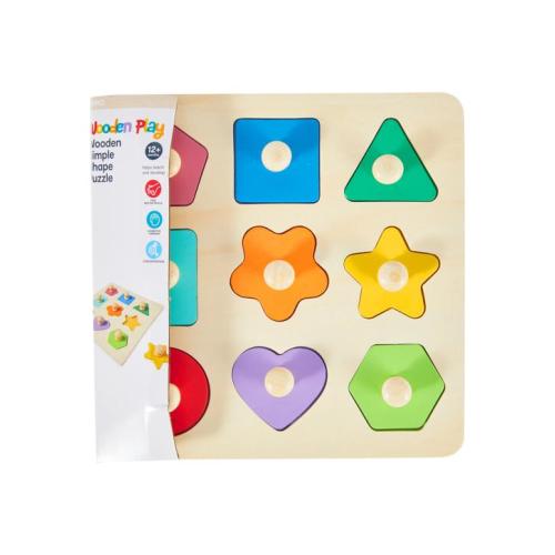 Wooden Simple Shape Puzzle