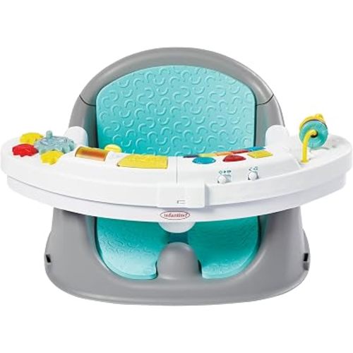 Infantino Music & Lights 3-in-1 Discovery Seat & Booster, Teal