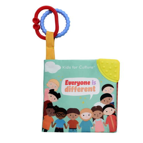 Kids for Culture Soft Activity Baby Book with Teethers and Travel Clip