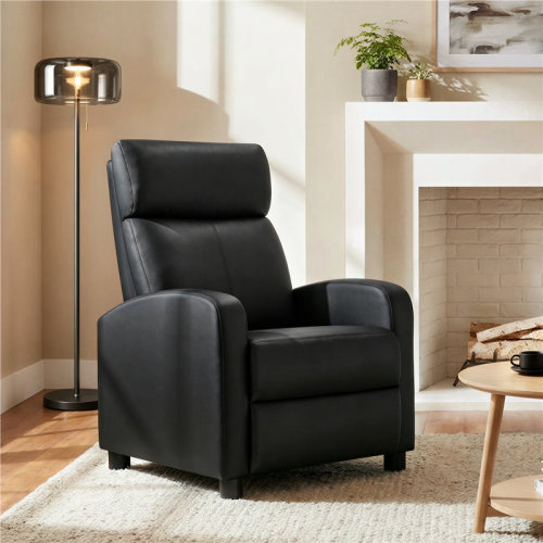 Red Barrel Studio® Mcghee Wide Recliner Chair, Compact Reclining Chair with Comfortable Seating for Living Room, Bedroom and Home Relaxation Use & Reviews | Wayfair