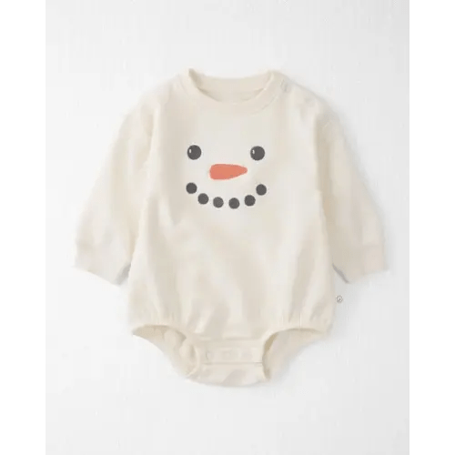 Baby Snowman Bubble Bodysuit Made with Organic Cotton - Little Planet | Carter's