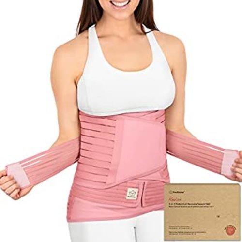 Amazon.com: 3 in 1 Postpartum Belly Support Recovery Wrap – Postpartum Belly Band, After Birth Brace, Slimming Girdles, Body Shaper Waist Shapewear, Post Surgery Pregnancy Belly Support Band (Ruddy Pink, M/L) : Clothing, Shoes & Jewelry