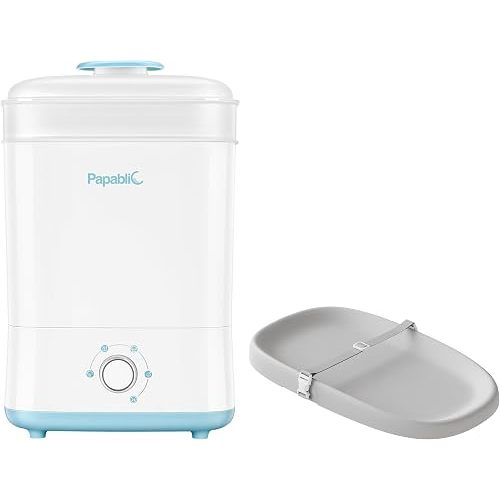 Papablic Baby Bottle Sterilizer and Dryer and Papablic Wipeable Baby Changing Pad