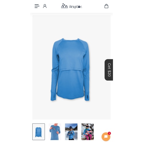 Iksplor Nursing Long Sleeve | 100% Washable Merino Wool