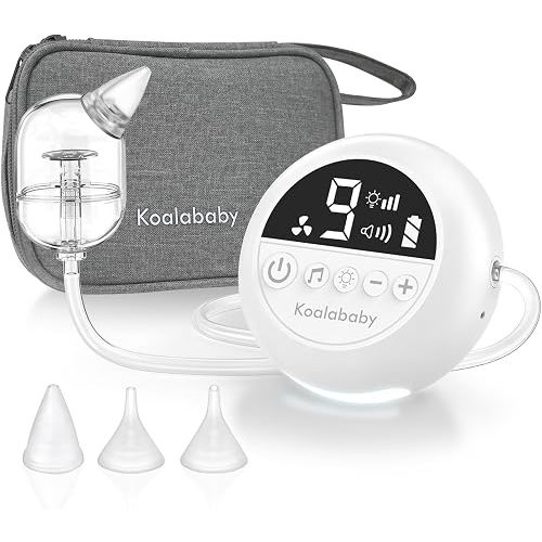 Koalababy Electric Nasal Aspirator for Baby, Hospital-Grade, 9 Levels