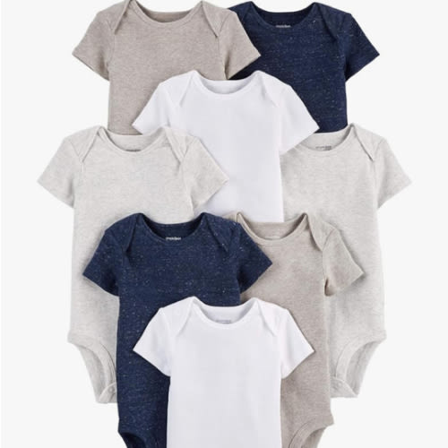Simple Joys by Carter's Unisex-Baby 8-Pack Short-Sleeve Bodysuit