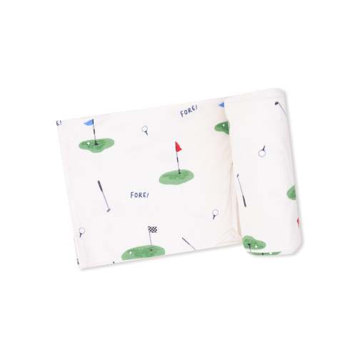 All Fore Golf Swaddle Blanket