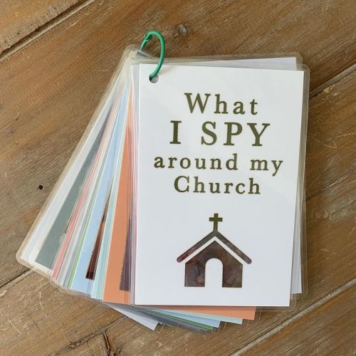 What I Spy Around My Church Key Ring Set