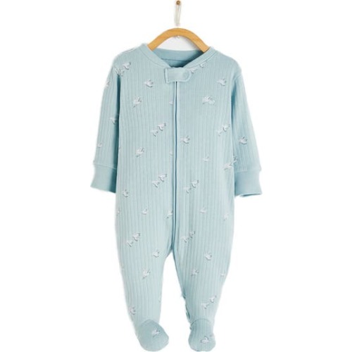 Premium Cotton Goose Zip Footed Pajama for Infant, Newborn
