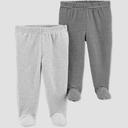 Baby Boys' 2pk Leggings - Just One You® made by carter's Gray 3M