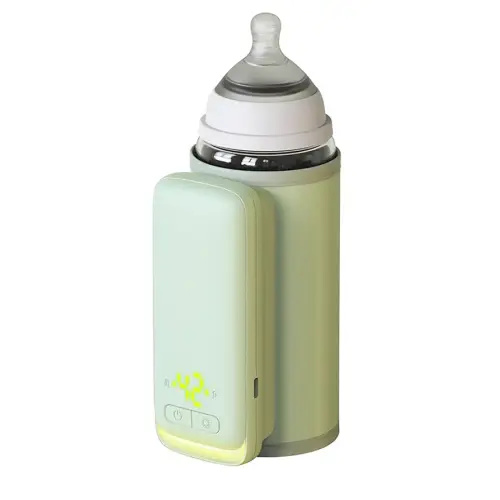 Portable Bottle Warmer, 8000mAh Rechargeable Baby Bottle Warmer, LCD Display Travel Bottle Warmer, Adjustable Size Portable Bottle Warmer - Precise Temperature, Fast Heating (3th Gen)