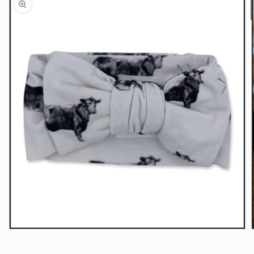 Gray Angus Headband – Cowkid Clothing Company