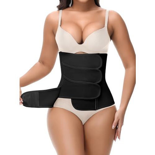 SHAPSHE Waist Trainer for Women Postpartum Recovery Wrap Waist Cincher Corset Shapewear Belly Band