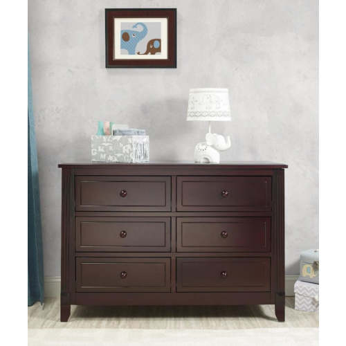 Sorelle Berkley Double Dresser  - Espresso