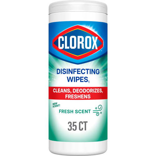 Clorox Bleach-Free Disinfecting Cleaner Wipes, Fresh Scent, 35 Count