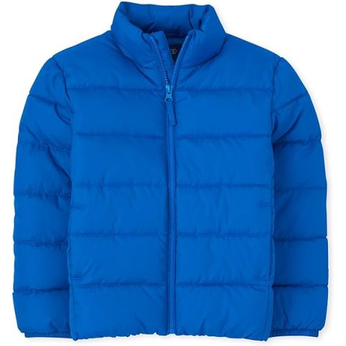 The Children's Place boys Medium Weight Puffer Jacket, Wind, Water-resistant