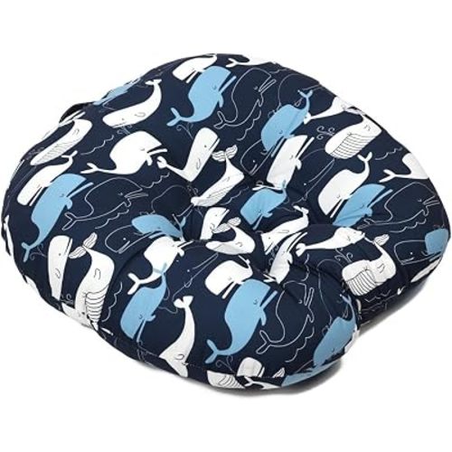Floor Lounge Pillow, Skin Friendly Lounger Pillow with Handle Multifunctional Soft 𝖡𝖺𝖻𝗒 Shower Gift (Grey)