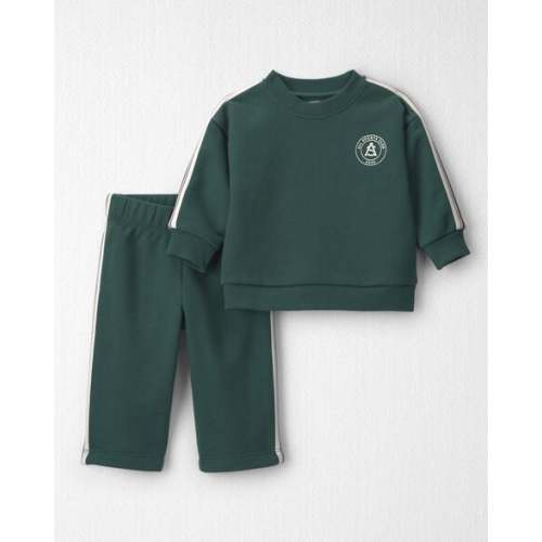 Baby 2-Piece French Terry Top & Pant Set Made with Organic Cotton - Little Planet | Carter's