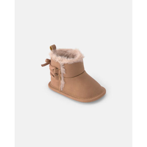 Baby Girl Teddy Fleece Boot - Brown - OshKosh B'gosh | Carter's