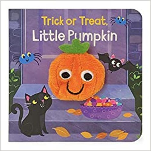 Trick Or Treat Little Pumpkin Finger Puppet Halloween Board Book Ages 0-4 (Children's Interactive Finger Puppet Board Book)