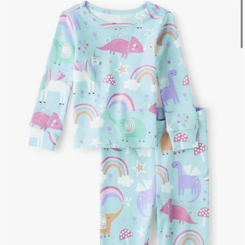 The Children's Place baby-girls And Toddler Long Sleeve Top and Pants Snug Fit 100% Cotton 2 Piece Pajama Set