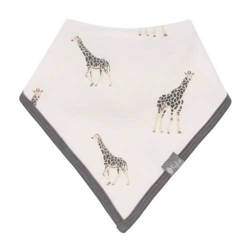 Kyte BABY Baby Boys Bamboo Giraffe Print Bandana Bib