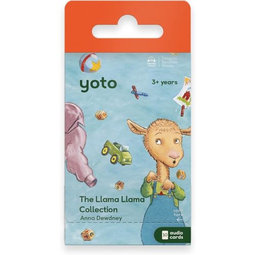 Yoto The Llama Llama Collection by Anna Dewdney – 10 Kids Audio Cards for Use with Player & Mini All-in-1 Audio Player, Screen-Free Listening with Fun Playtime, Bedtime & Travel Stories, Ages 2+