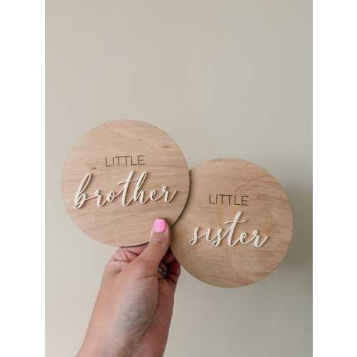 Gender Reveal Hospital Announcement Sign | Little Brother/Sister Signs | Hospital Announcement Signs | Neutral Hospital Signs