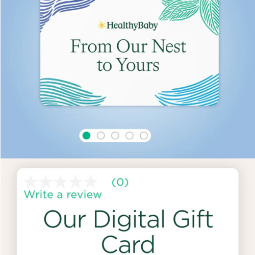 Our Digital Gift Card