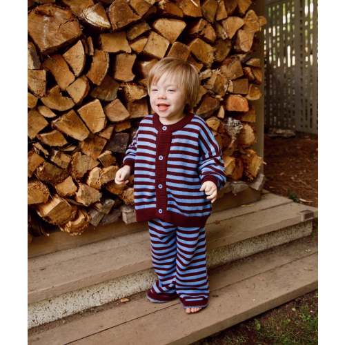 Finley Set in Bitter Chocolate Stripe