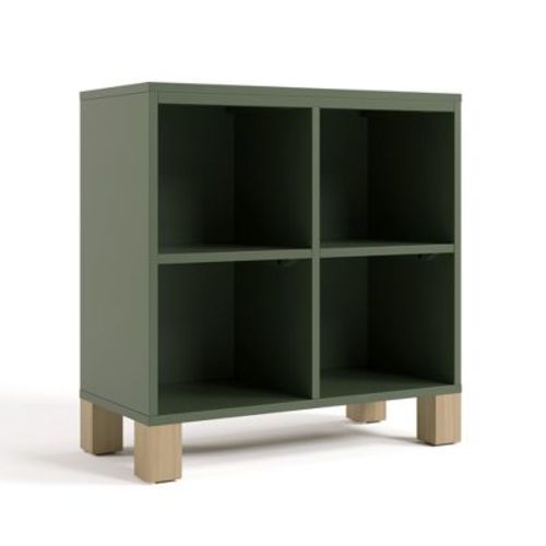 Storkcraft California Cube Organizer Bookcase Olive/Driftwood