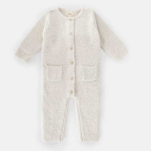 Long Sleeve Jumpsuit - Fuzzy