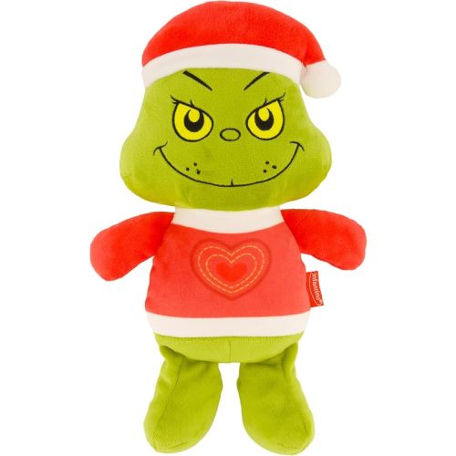 Infantino Plushy Pal the Grinch, Soft Baby Plush Toy for Cuddles & Comfort, Holiday Snuggle Buddy & Stocking Stuffer