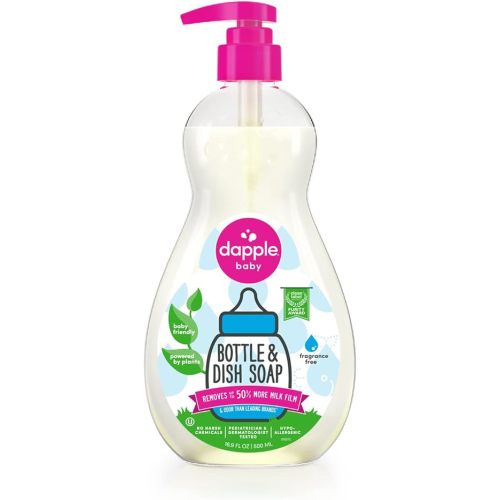 Dapple Baby Bottle & Dish Liquid 16.9 Oz (Pack of 2)