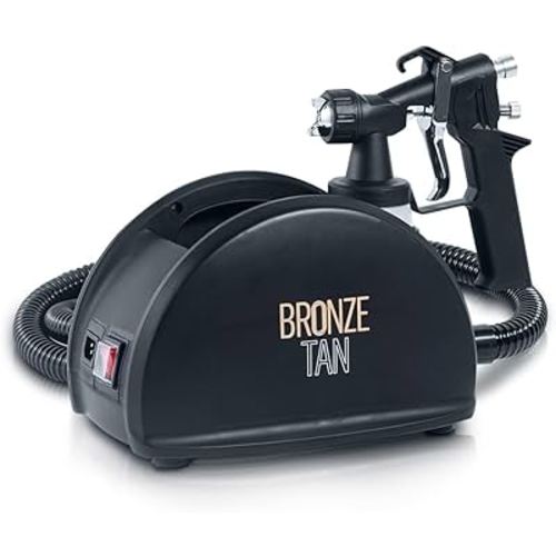Spray Tan Machine - HVLP Spray Tan Gun with Sleek Design - Professional Spray Tanning Machine for Salon and Mobile Salon Owners 110V by Bronze Tan