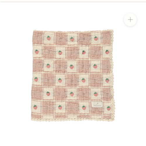 Strawberry Waffle Blanket