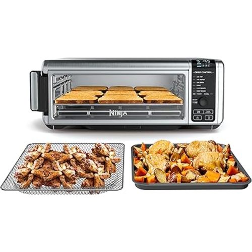 Ninja Digital Air Fry Countertop Oven, 8-in-1, XL, Silver, SP101