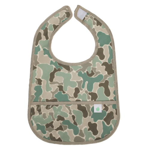 The Wipe It Bib in Camo