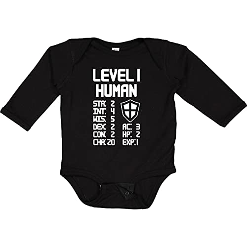 inktastic Level 1 Human Long Sleeve Creeper