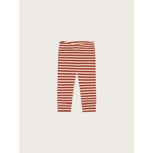 Paprika Stripes Cuffed Leggings ~ Organic Zoo