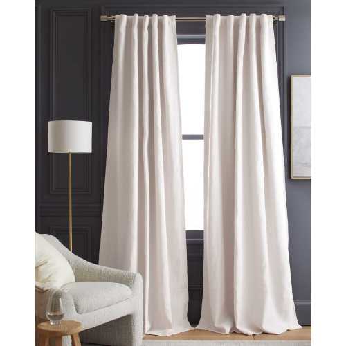 Heavyweight European Linen Room Darkening Curtain